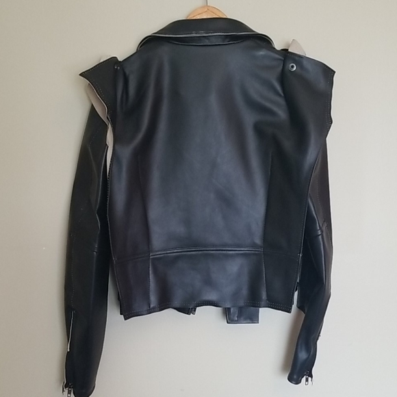 Margiela for H&M Black Leather Jacket NWT - Picture 5 of 5